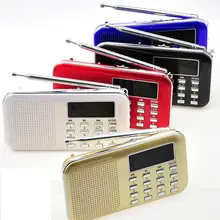 Ультра-тонкий FM AM радио цифровой супер басовый динамик lcd AUX USB TF светодиодный свет Z1113 Прямая поставка
