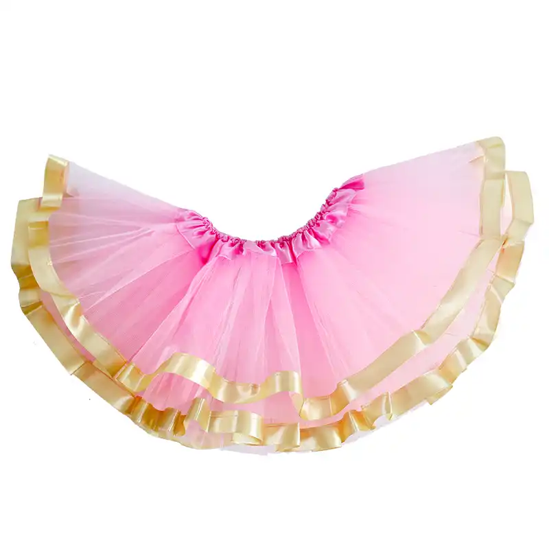 Newborn Baby Leopard Waist Light Pink White Baby Pettiskirt Skirt For Girl 3-12M