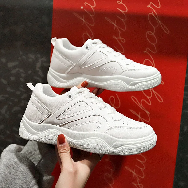 

Student Skate Shoes Ins Flat Bottom Basics Casual Shoes Woman----ALEX