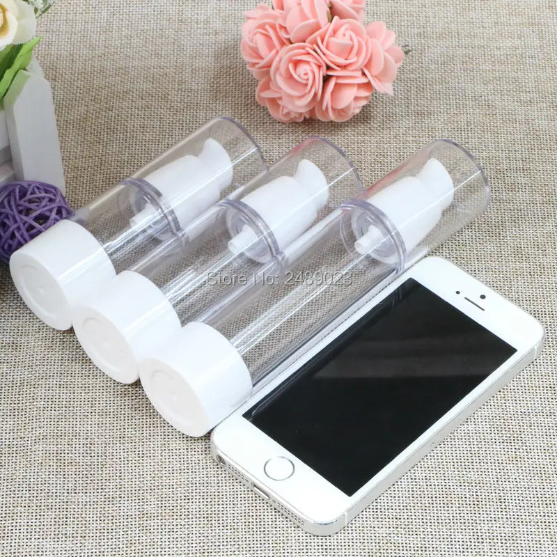 

White Airless Bottles Cosmetic Lotion Refillable Bottle Beak Head Korean Style Travel Shampoo Containers 2 pcs/lot