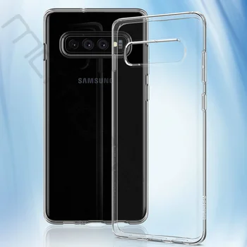 

100Pcs/lot For Samsung Galaxy A7 2018 Case Ultra-thin Transparent TPU Silicone Phone Case For Samsung Galaxy S10 Lite Plus S10E