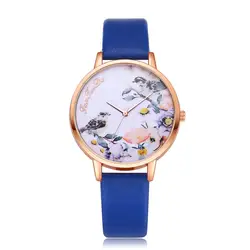 FanTeeDa ретро классической живописи женские часы циферблат Reloj hombre кварцевые наручные Новинки для женщин Повседневное horloges кожаный ремешок