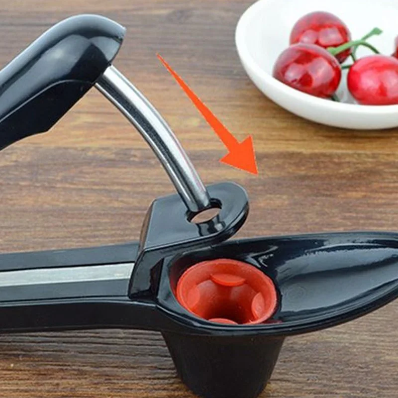 JX-LCLYL Handheld Cherry Olive Pitter Remover Corer Stone Seed Squeeze Grip Kitchen Tool