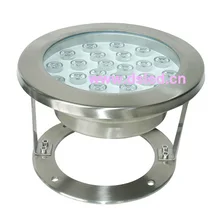 Нержавеющая сталь, IP68, 24 Вт Светодиодный свет проектора, наружный точечный светодиодный светильник, 24 V DC, DS-10-45-24W, хорошее качество, гарантия 2 года