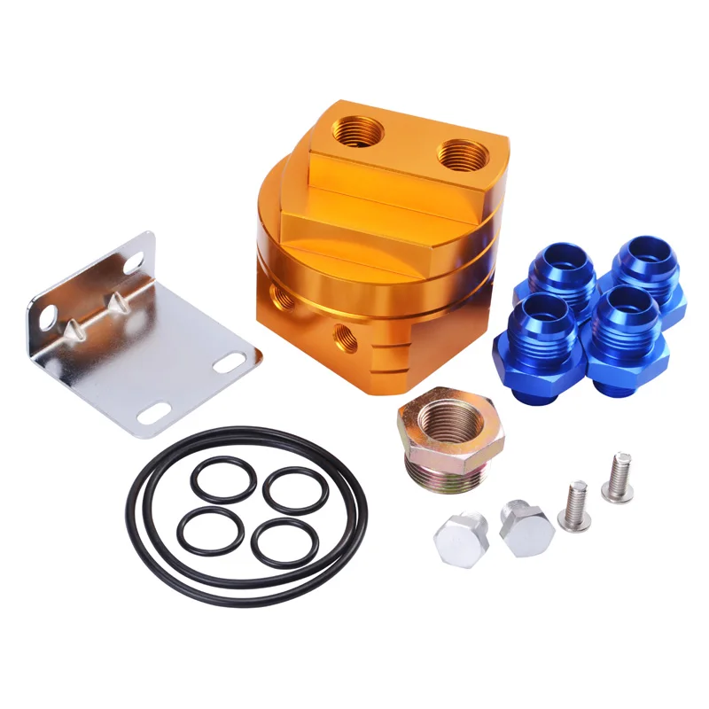 ESPEEDER Universal Oil Cooler Oil Filter Relocation Adapter Kit Fitting