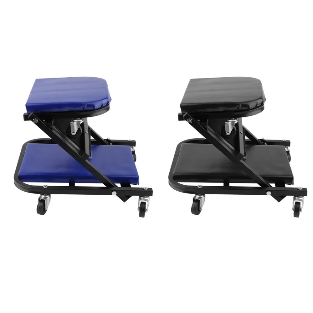 

Z Shape 36 Inch 360 Degree Rotatable Wheels Foldable Car Repairing Plate Creeper Seat Convertible To Stool Maintenance Tool