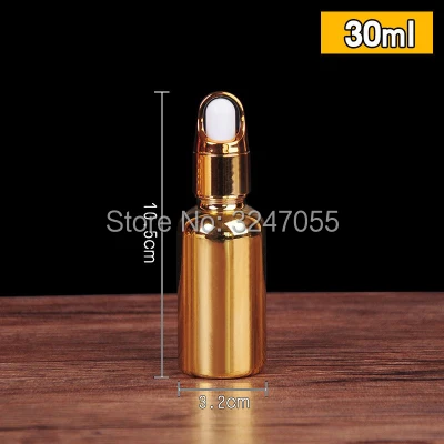 20 шт./лот 10ml20ml30ml50ml100ml крышка корзины бутылка эфирного масла стеклянный Золотой