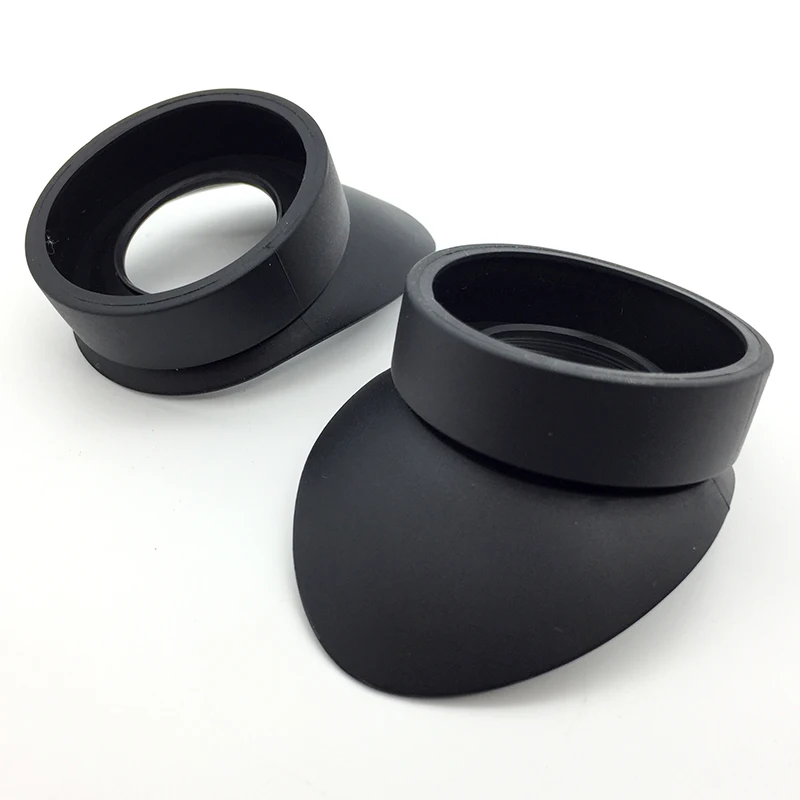 2 Pcs Soft Rubber Binoculars Eyepiece Eye Shield Inner