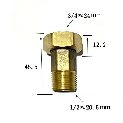 1/" 3/4" " BSP папа до 3/4" " 1-1/4" BSP внутренняя резьба Латунная Труба фитинг адаптер Муфта соединитель для счетчика воды - Цвет: NO1