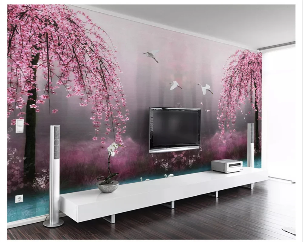 Beibehang مخصص جودة papel دي parede الورق peint ورق حائط المشهد TVbackground papel دي parede 3d صور خلفيات