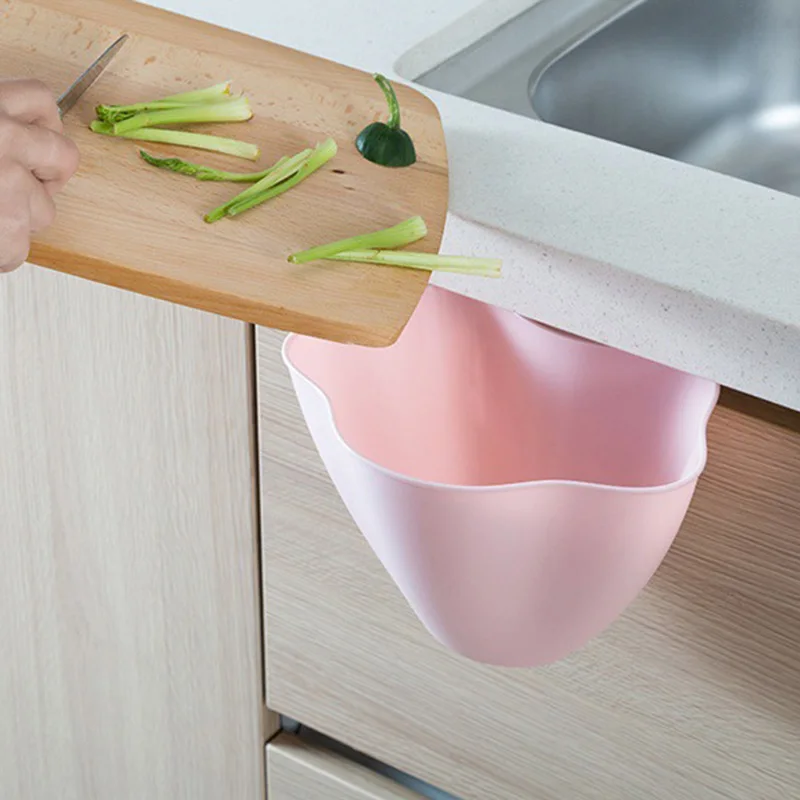 Mini Cupboard Door Hanging Trash Cans Kitchen Countertops Storage
