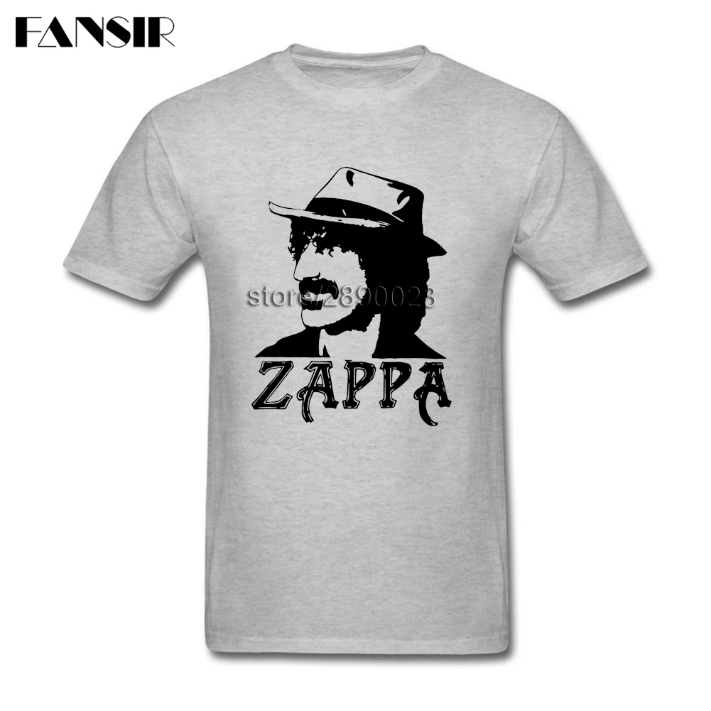 Frank Zappa Для мужчин футболка Crazy мужской короткий рукав с круглым вырезом XS-3XL