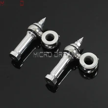 1 пара мотоциклетных стоек с копьем 7,8& 1 дюймов, стояки для руля 22 мм/25 мм, крепежные зажимы для Harley Bobber Chopper 1 '', стояк для руля