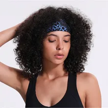 Ширина 8 см для уличного бега спорта пояс Эластичная Повязка На Голову альпинистская повязка для волос Йога фитнес езда Спорт анти-пояс для пота