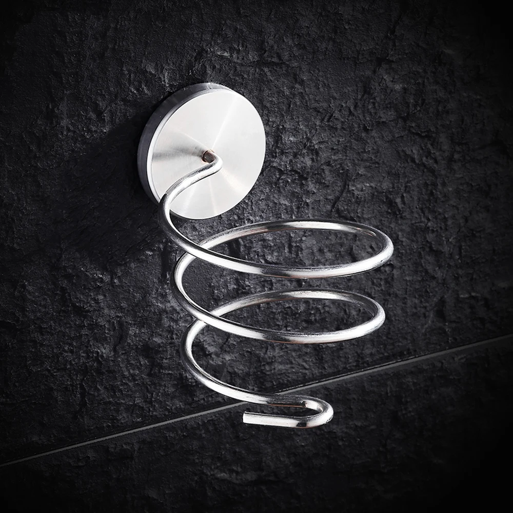 

304 stainless steel hair dryer rack hair blower bracket bathroom wall hanging rack wx6131015