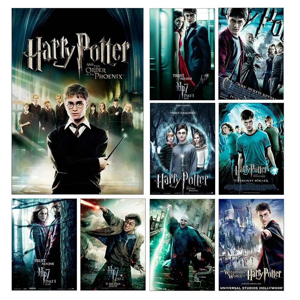 Buy Clear image painting Harry Potter Movie Poster