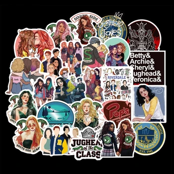 

50pcs Riverdale tv show Funny Stickers pack fans anime vintage paster cosplay scrapbooking diy sticker phone laptop waterproof