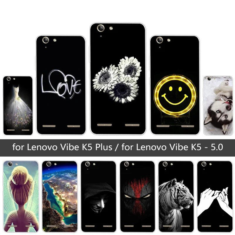 Капа для lenovo Vibe K5 Plus Ультратонкий силиконовый СР платье чехол телефона 5 0 &quotдля