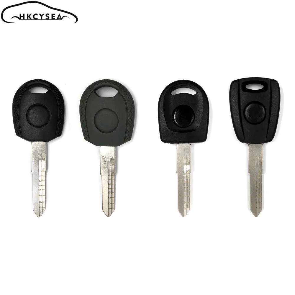 

HKCYSEA 10 pcs/lot Replacement Remotes Flip Blank Uncut Key Shell with Blade 01# HU49 with Scale with Chip Slot