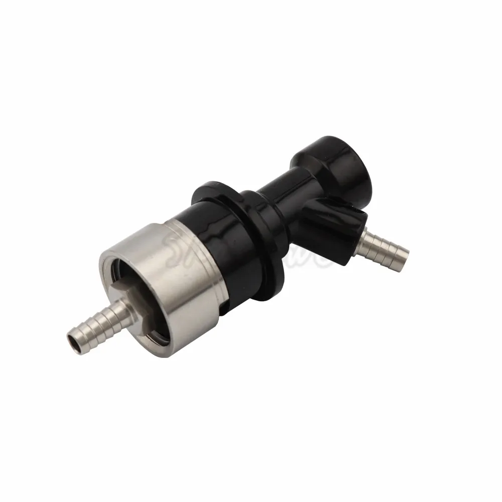 Stainless Steel Carbonation Cap Carbonator & Corny Cornelius keg Liquid Ball Lock Disconnect - 14Barb Homebrew Beer Kegging (7)