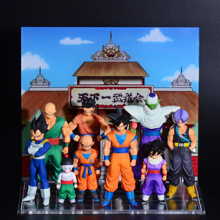 

Dragon Ball Z Action Figures Goku Vegeta Gohan DIY Acrylic Base Super Saiyan DBZ Model Toy Anime Dragon Ball Z (only base)