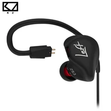 KZ ZS3 эргономичный съемный кабель наушники в ухо аудио мониторы шумоизоляция HiFi музыка спортивные наушники с микрофоном