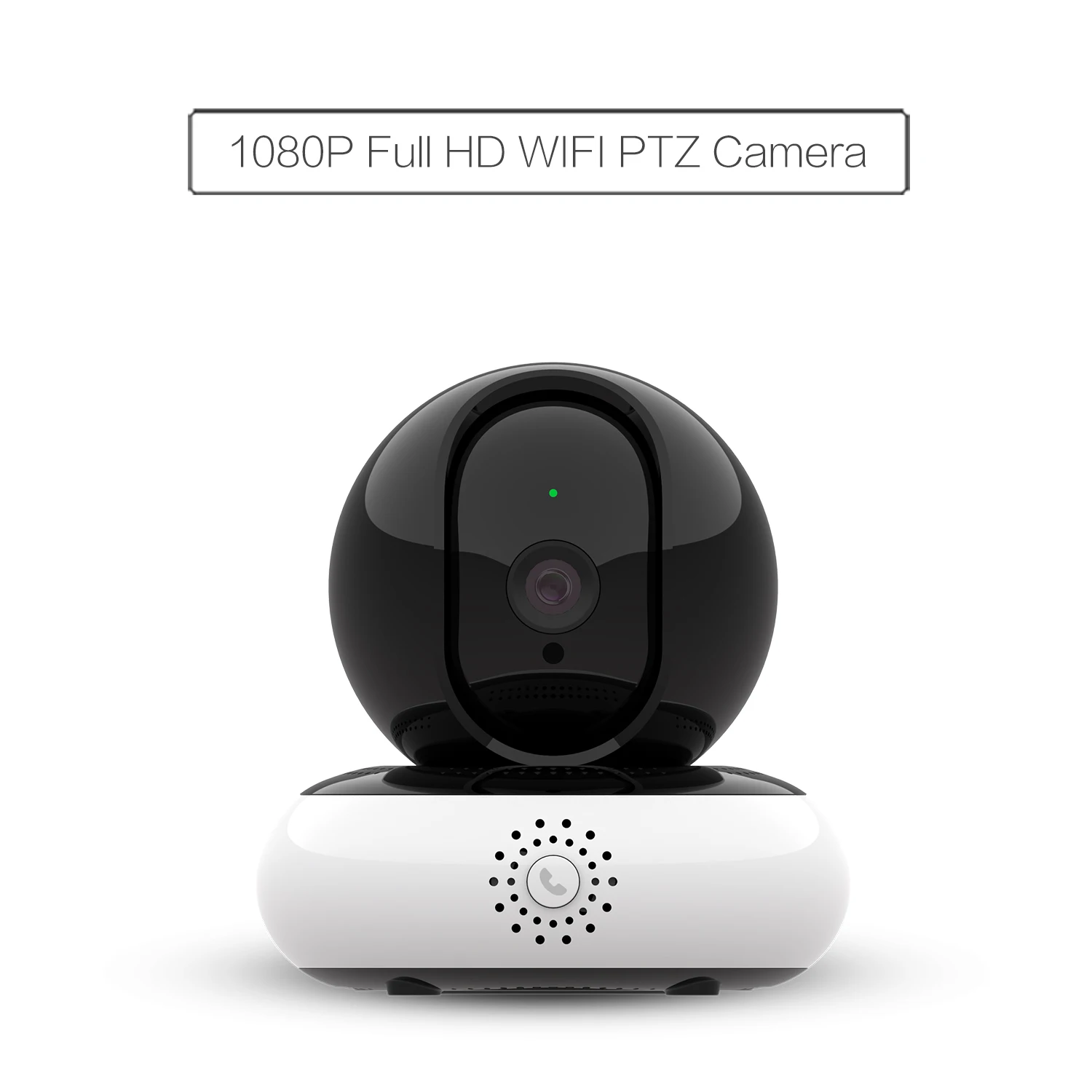 PTZ Беспроводной Wi-Fi IP Камера, 1080P HD Крытый для защиты детей и домашних животных мониторинга Камера 2-полосная аудио Ночное видение SD карты облачного хранилища