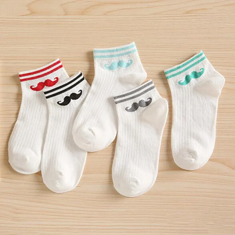 

women's cotton new big beard personality fashion women's socks short tube socks low to help socks