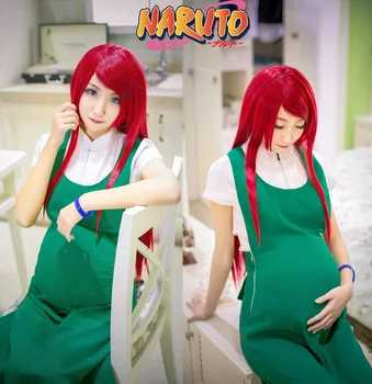 

Anime Naruto Cos Uzumaki Kushina Japanese Halloween Cosplay Man Woman Cosplay Pregnant women Costume