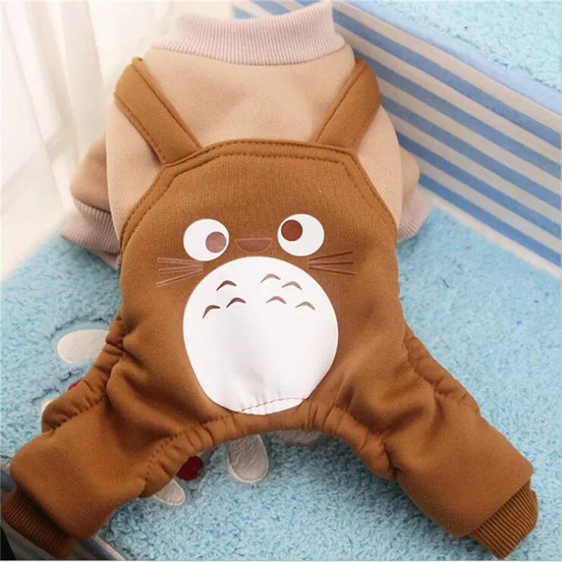 

Autumn/Winter Cartoon Pet Puppy Cat Coats Jacket Warm Fleece Dog Costumes Clothes for Small Dogs Chihuahua Yorkshire Clothing