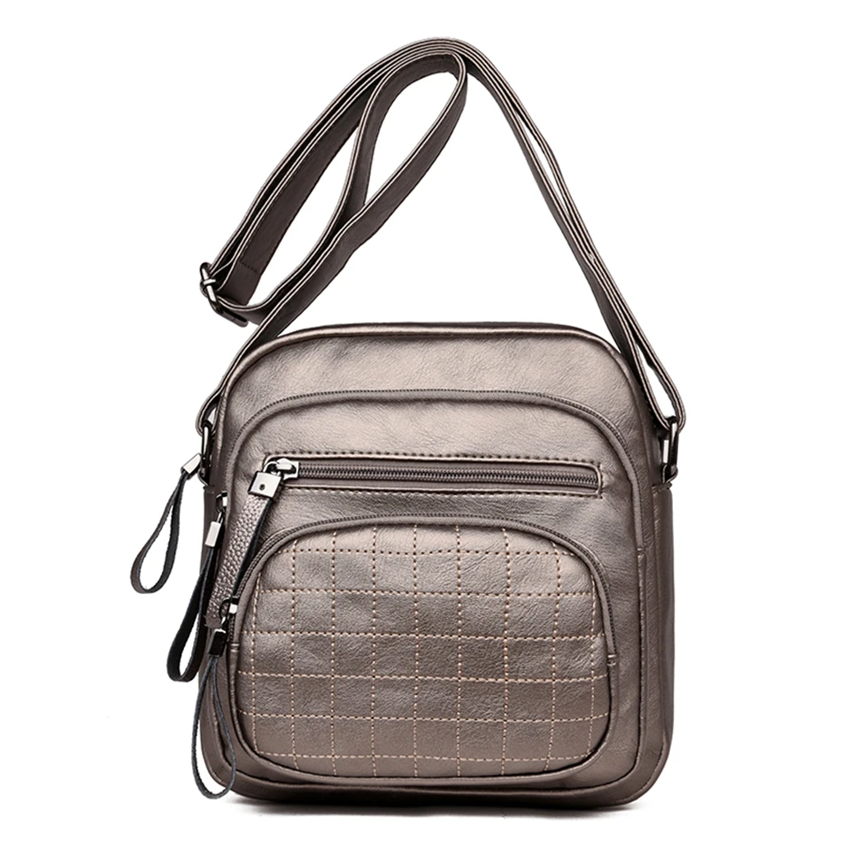 VANDERWAH, трехслойная сумка, женские сумки-мессенджеры, черная кожаная сумка, маленький размер, роскошные сумки, женские сумки, дизайнерская сумка