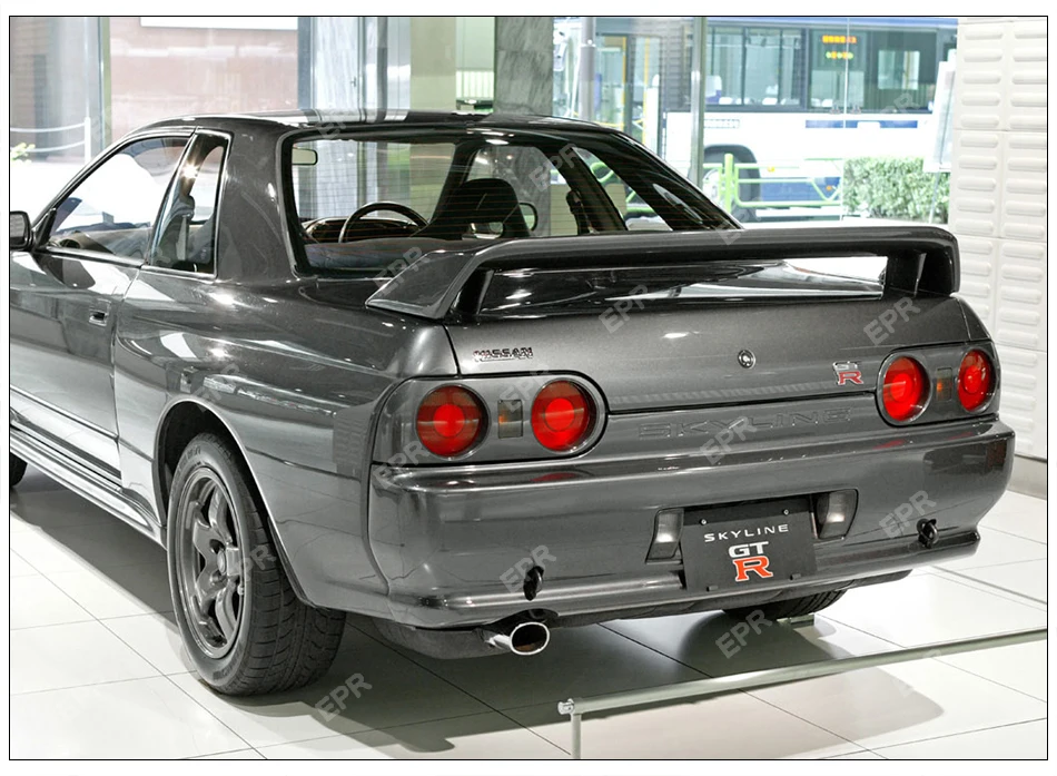 OEM задние комплекты крыла для Nissan Skyline R32 GTR карбоновое волокно OEM задний спойлер багажника тела комплект настройки части для R32 спойлер на крыше губы