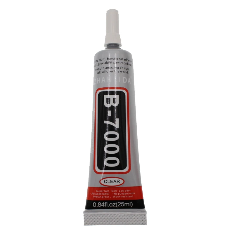 

25ML B7000 Glue Touch Screen Liquid Adhesive School Craft Jewelry Rhinestone Wood Hobby Super Strong Bond B-7000 Materail Foil