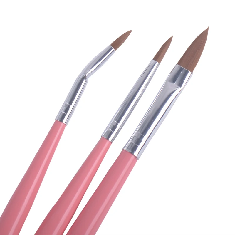 Fengshangmei 9pcs Nail brushes Set Nail Art Painting Pen Professional Brushes for Nail Design 5