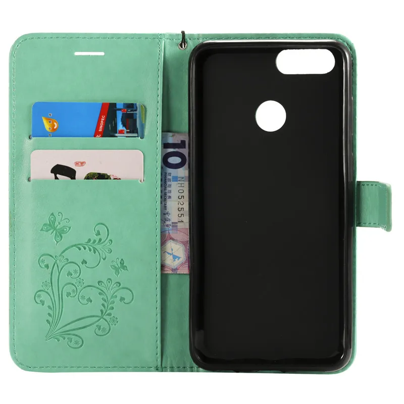 Wallet Case Cover For Huawei 7X Leather Flip 3D Butterfly Case For Huawei honor 7X Case For Huawei Honor 7X Mobile Phone Case  (20)