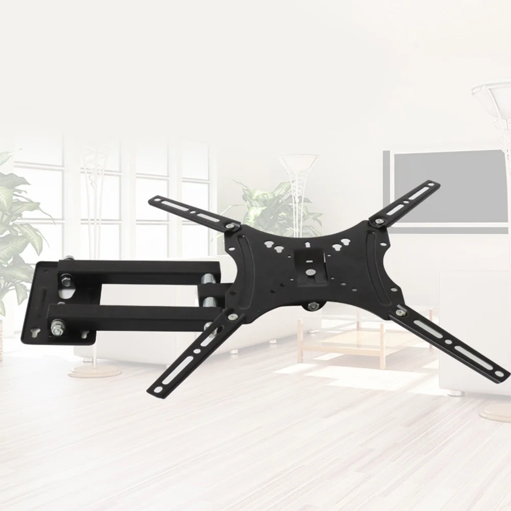 

New Bracket TV Wall Mount for Most 14"-55" LED LCD Plasma Flat Screen Monitor up to 110 lb VESA 400x400 with Full Motion Swivel