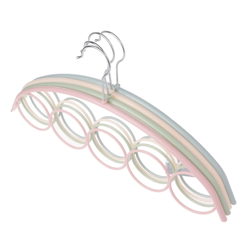 1 шт. 5 слотов кольцо Веревка Держатель Галстуки Вешалка ремень стойки шарфы вешалка Органайзер вращающийся на 360 градусов хранения Сортировка классификация