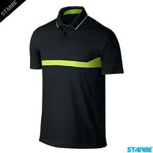 Мужская сублимированная футболка с коротким рукавом для гольфа