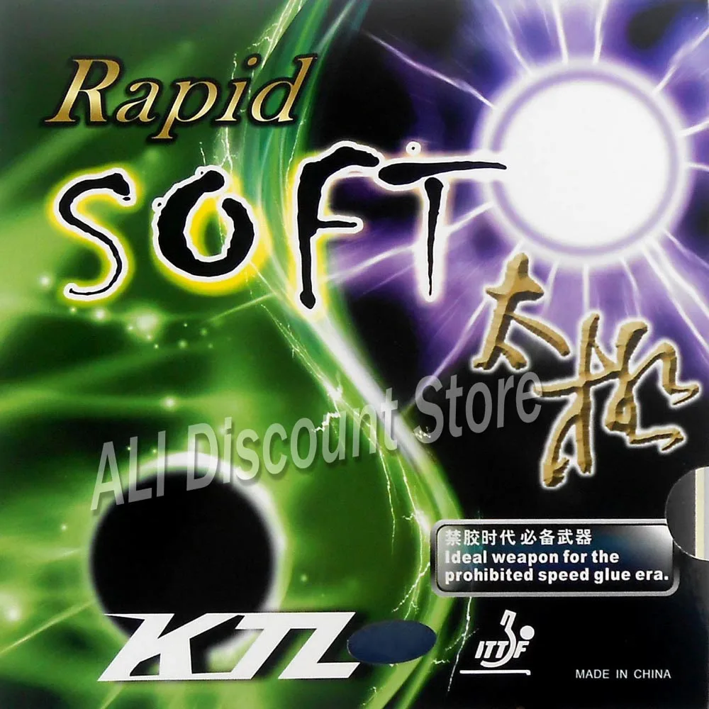 

KTL Rapid SOFT Pips In Table Tennis Rubber With Sponge for table tennis racket bat