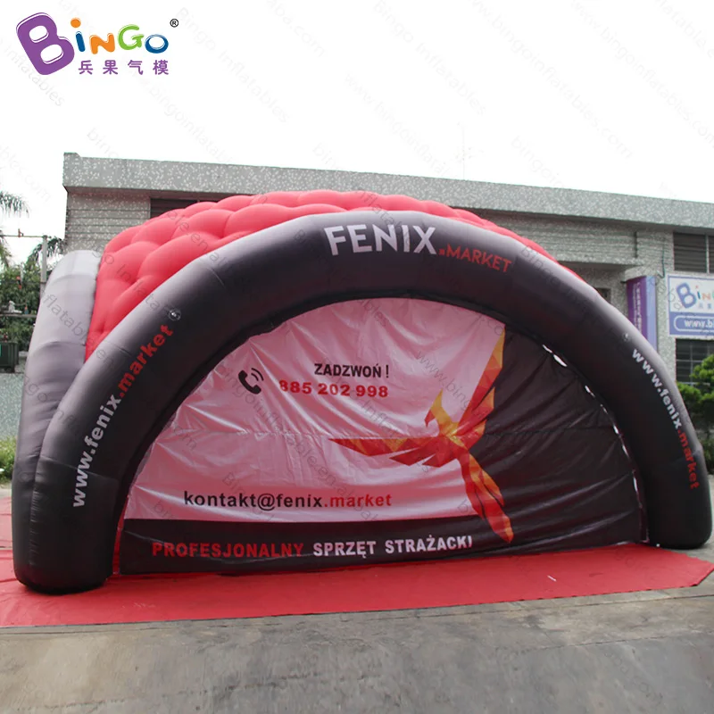  Customized digital print 7X7X4 Meters inflatable cube dome tent promotional inflatable dome tent fo