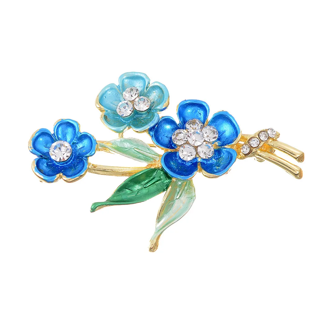 

Luxury Bijoux Large Enamel Esmaltes Leaf Flowers Brooches Epoxy Corsage Wedding Broach Bouquet Hijab Pin Broches Party Women Lot