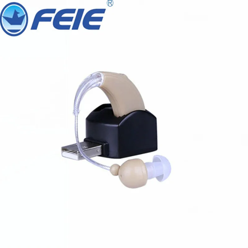 

Hearing Machine With Charger Deafess Headset Behind the Ear for Ederly Deaf charging in computer S-109Free Shipping