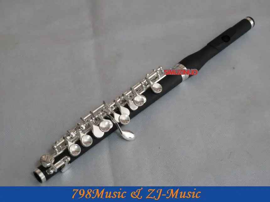 Имитация дерева body пикколо флейта Silver C Key Split E деревянный ящик|piccolo flute case|flute