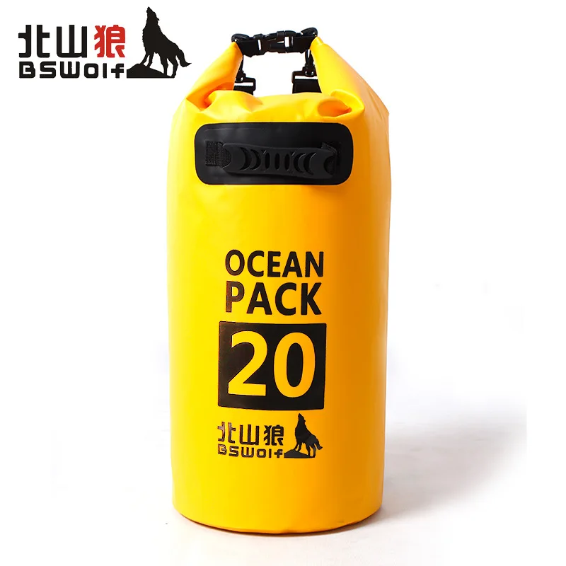 BSWolf Waterproof bag backpack outdoor mobile phone pocket waterproof bag drifting bag swimming beach bag equipment
