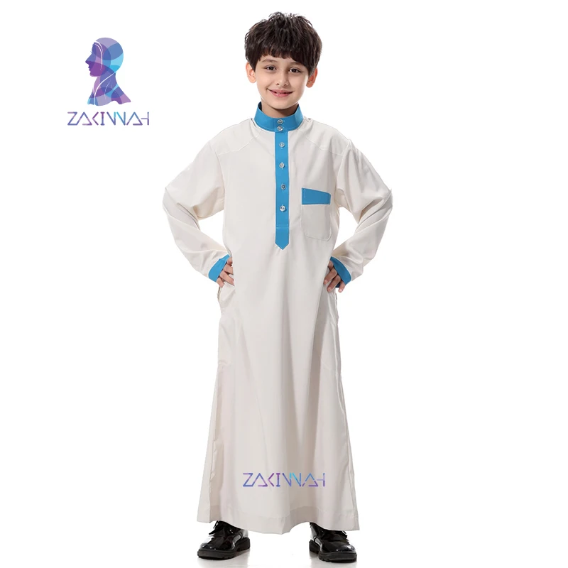 

Muslim Islamic Clothing for Men Arabia Islamic Abaya Kaftan Jubba Islam Apparel Men Thobe Arab Middle East Teenage Boy Robe