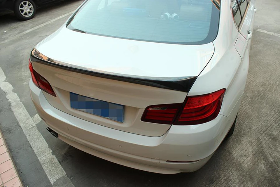 Авто-Стайлинг углеродного волокна/автомобиль frp сзади спортивный спойлер заднего крыла губы для BMW 5 серии F10 528 535 550 седан 2012