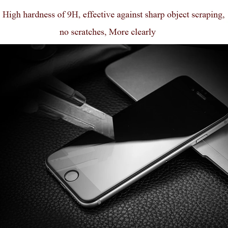 4D(новое 3D обновление) полный закругленный протектор экрана Защитное стекло для iPhone 8 6 6s плюс 7 плюс анти синий светильник край 9H стеклянная пленка