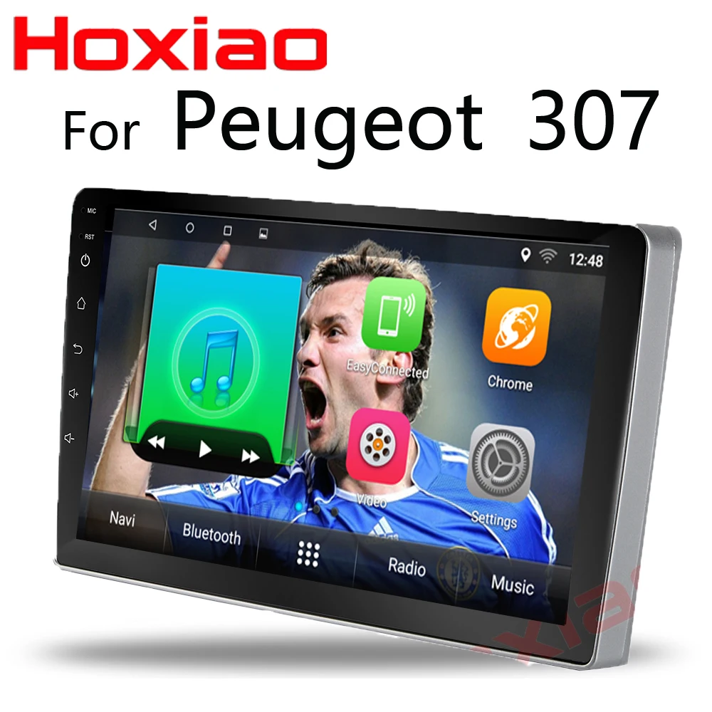 Автомобильный dvd плеер на основе Android для peugeot 307 2004 2012 gps навигация 2 din Радио
