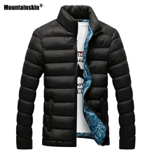 Mountainskin Winter Men Jacket 2018 Brand Casual Mens Jackets And Coats Thick Parka Men Outwear 4XL