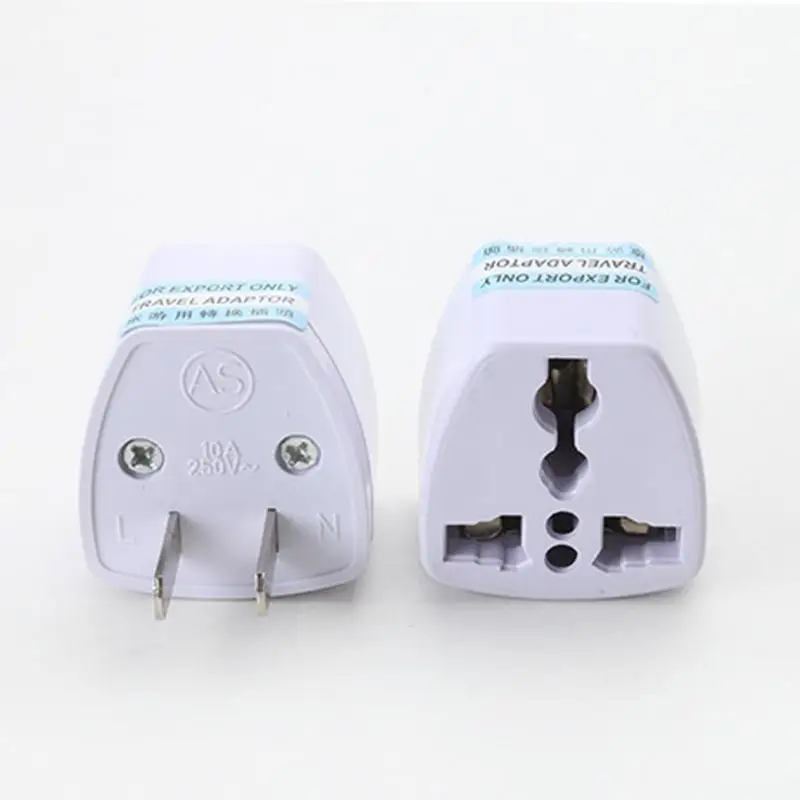 Practical Universal Power Adapter Travel Plug Converter - 1 Piece: EU UK AU to US USA, 2 Flat Pin image 4